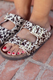 Sandalia Clover dos hebillas Vaca Kiko's Shoes