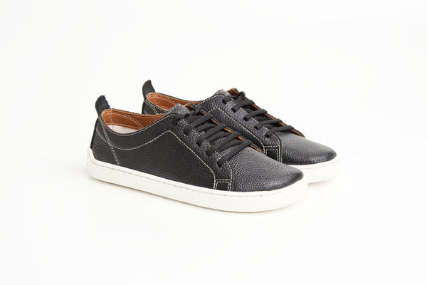 Sneaker Alpha Negro Suela Blanca Valka Barefoot