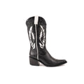 Texana Justine negra y blanco