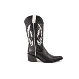 Texana Justine negra y blanco
