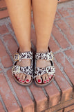 Sandalia Clover dos hebillas Vaca Kiko's Shoes