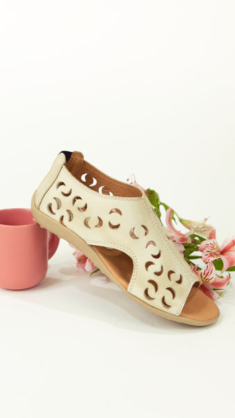 Violet and red pippa laser cut sandal hot sale