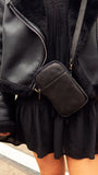 Clemen: Bolso para celular Negro Kiko's Shoes