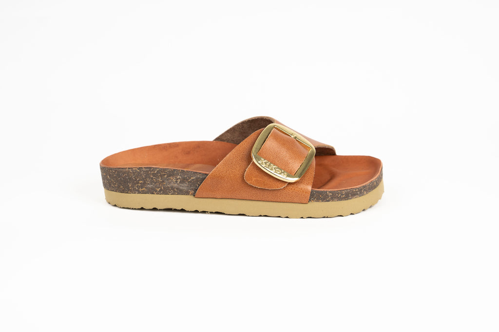 Sandalia Clover una hebilla Terracota Kiko´s Shoes