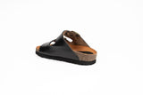 Sandalia Clover dos hebillas Negro Kiko's Shoes