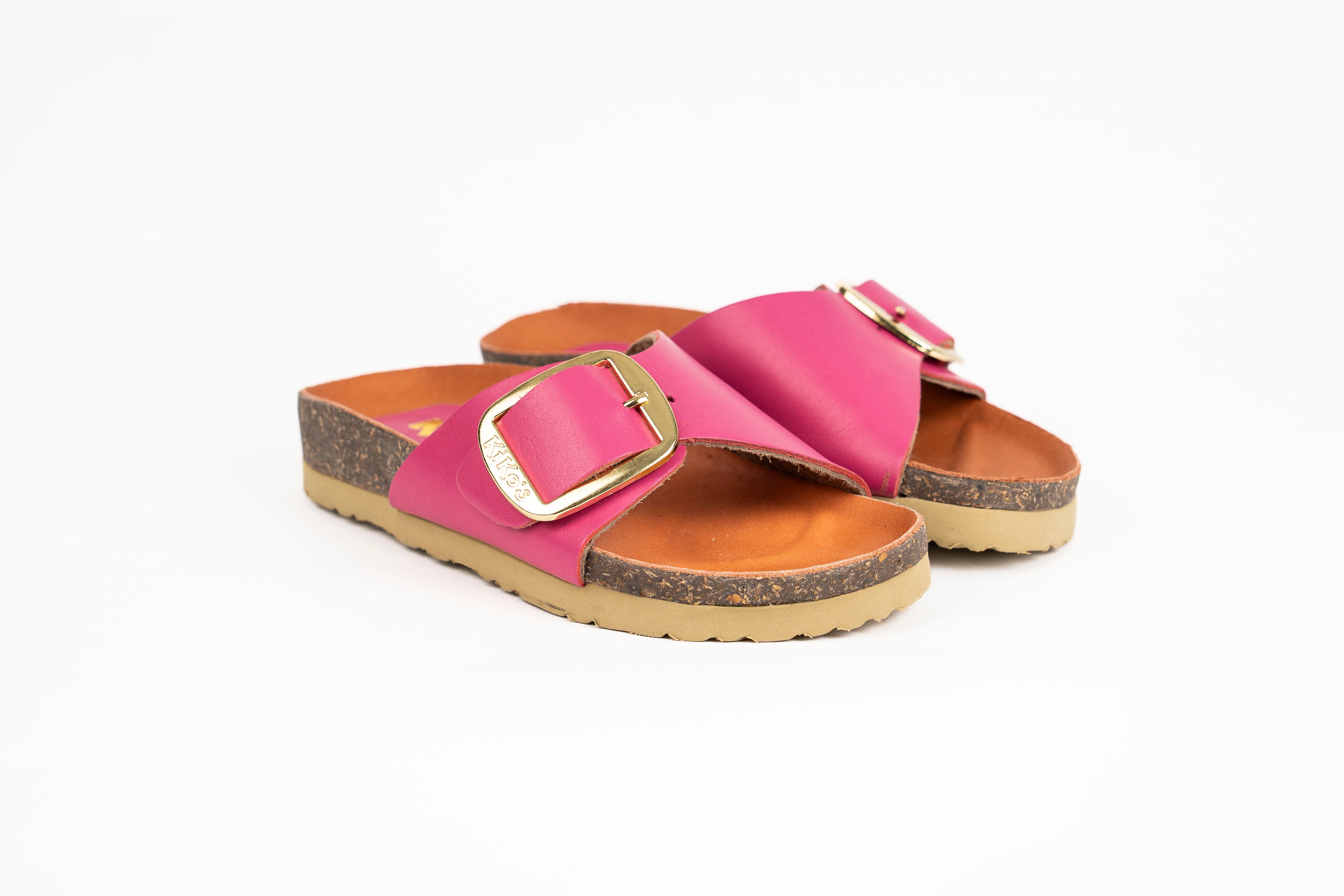 Sandalia Clover una hebilla Rosa  Kiko´s Shoes