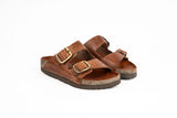Sandalia Clover dos hebillas Crazy Horse Kiko´s Shoes