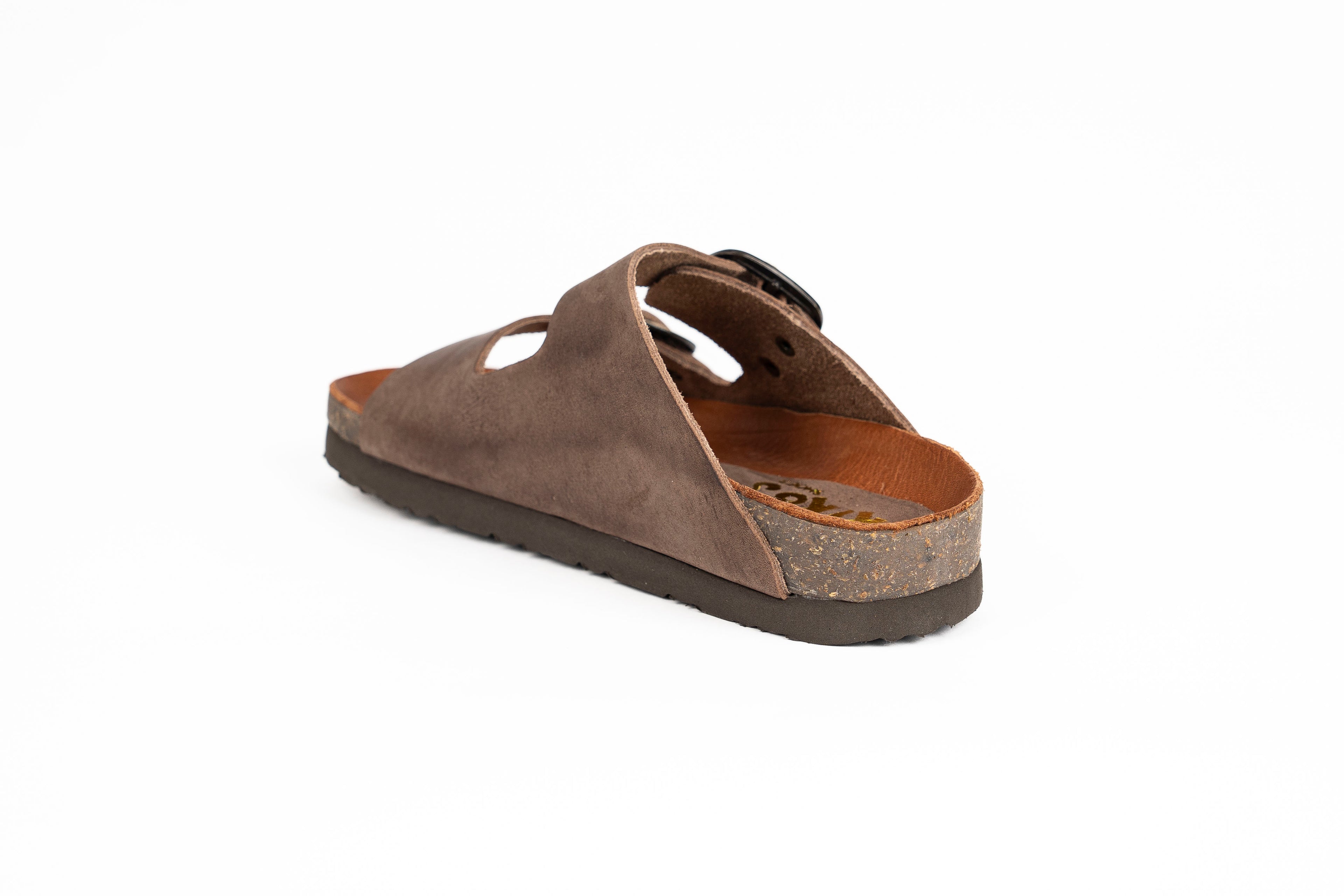 Sandalia Clover dos hebillas Chocolate Kiko´s Shoes