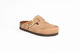 Zueco Aspen taupe Kiko's Shoes