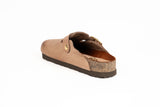 Zueco Aspen taupe Kiko's Shoes
