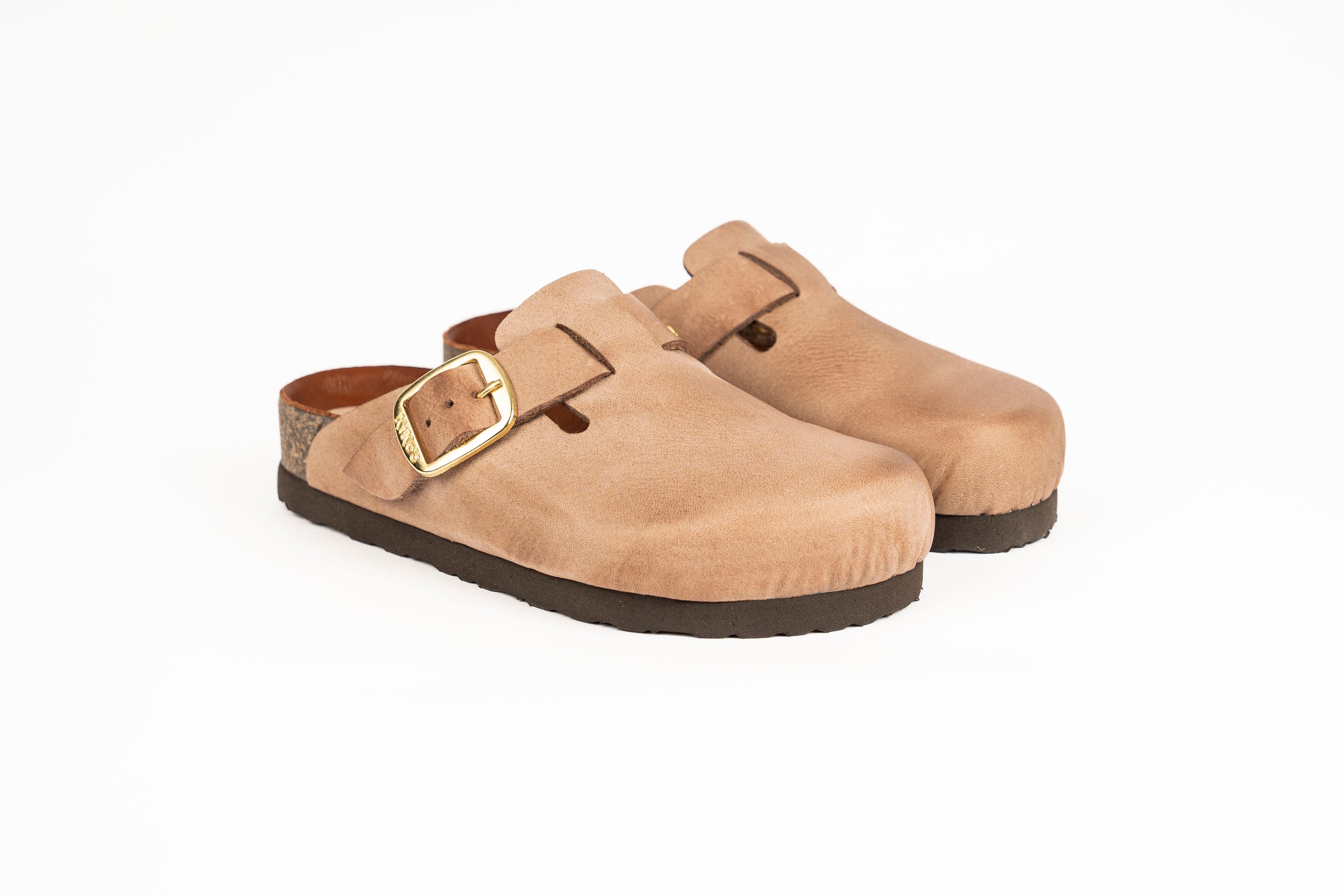 Zueco Aspen taupe Kiko's Shoes