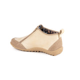 Bota Zipper Natural Dos Cierres Vanzetti