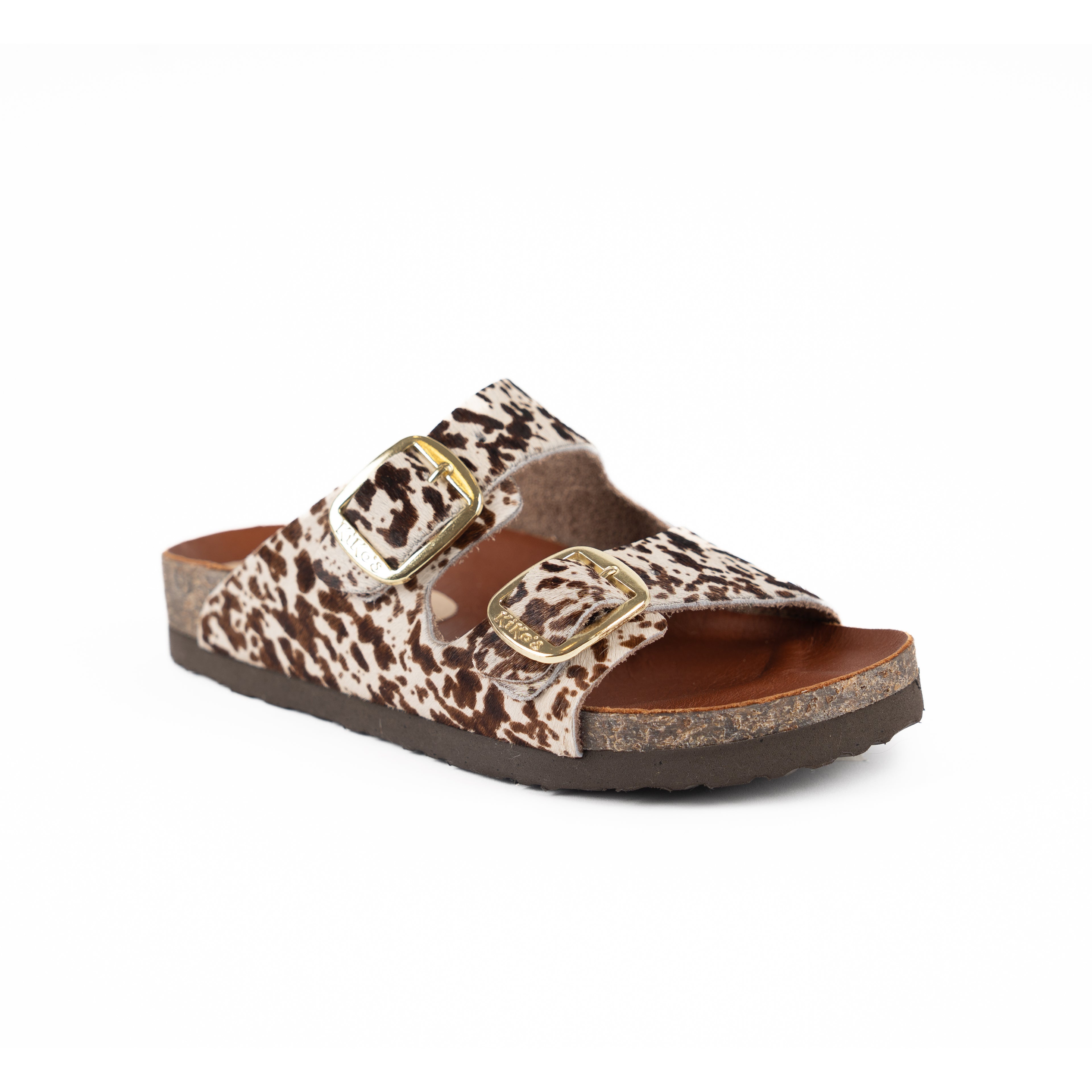 Sandalia Clover dos hebillas Vaca Kiko's Shoes