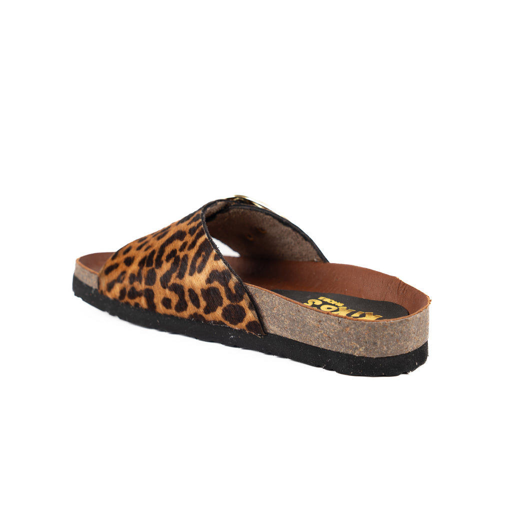 Sandalia Clover una hebilla Leopardo Kiko's Shoes