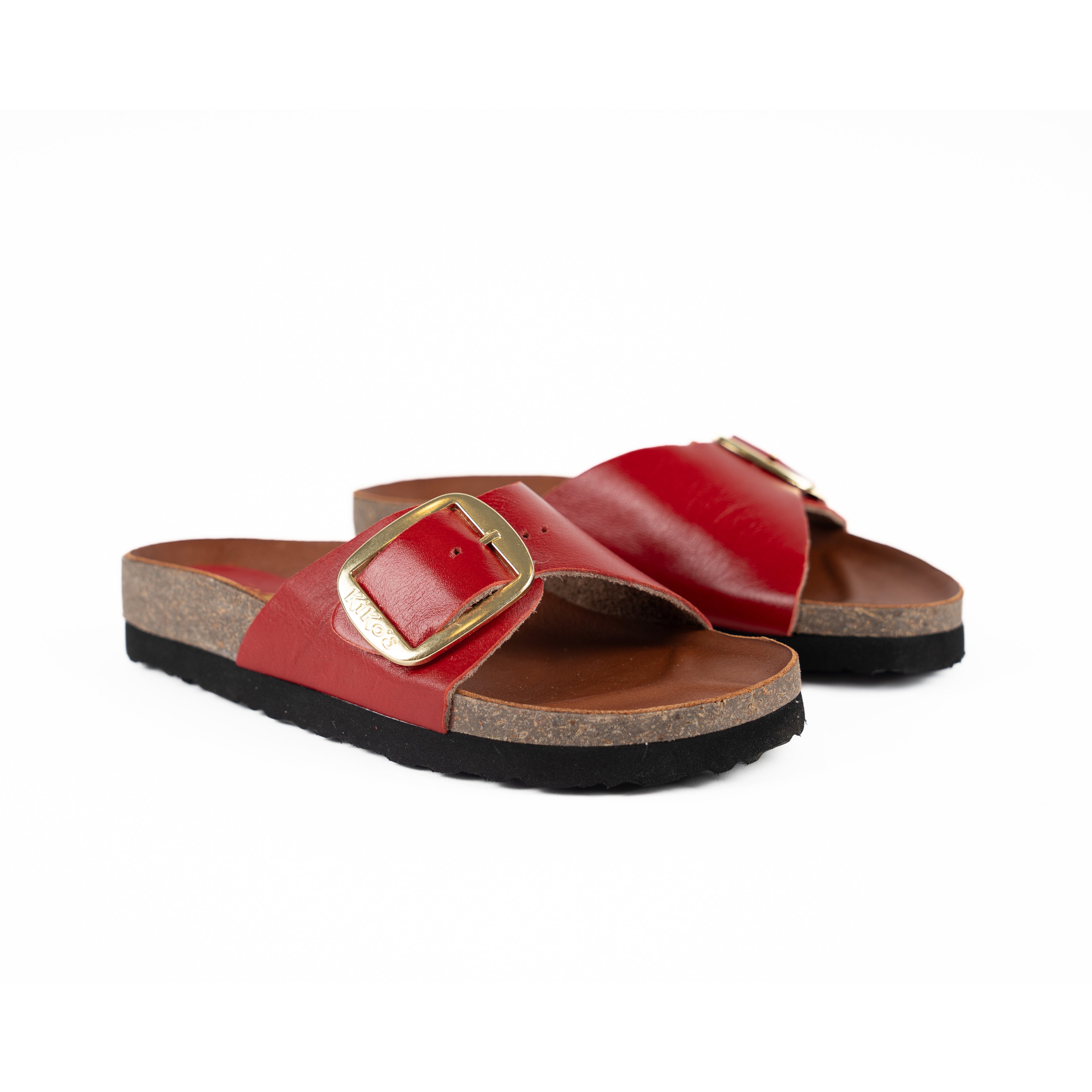 Sandalia Clover una hebilla cherry Kiko's Shoes