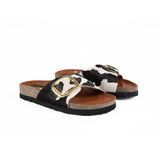 Sandalia Clover una hebilla Vaca Kiko's Shoes