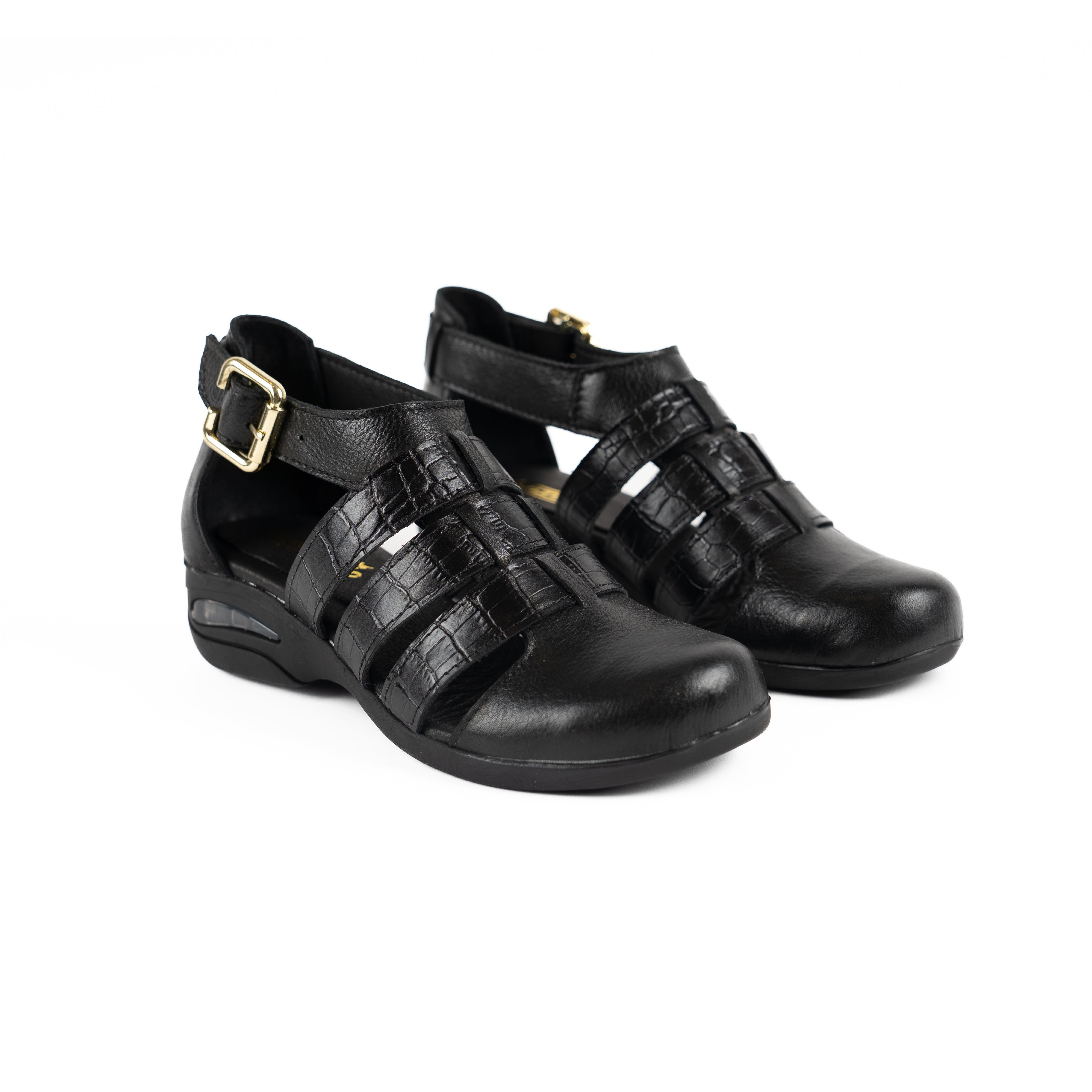 Sandalia Peonia Negro Vanzetti