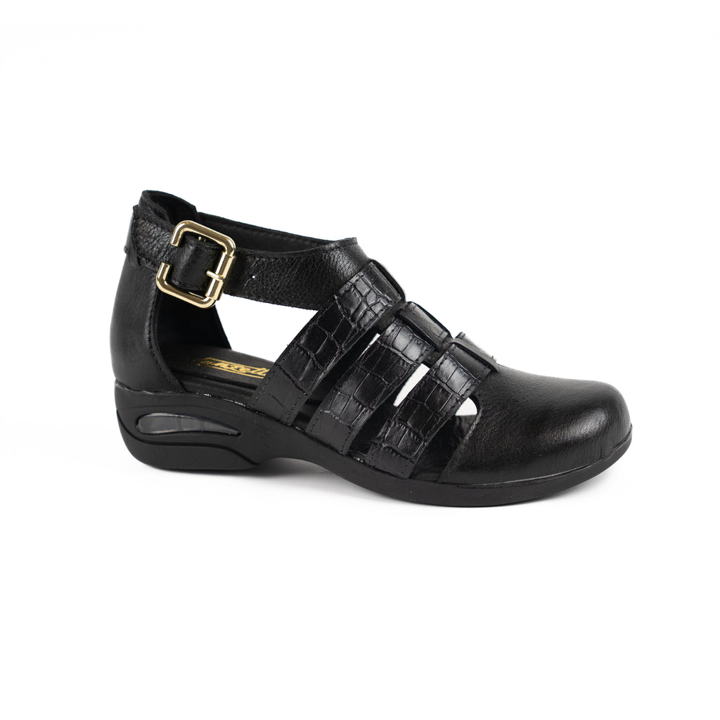 Sandalia Peonia Negro Vanzetti