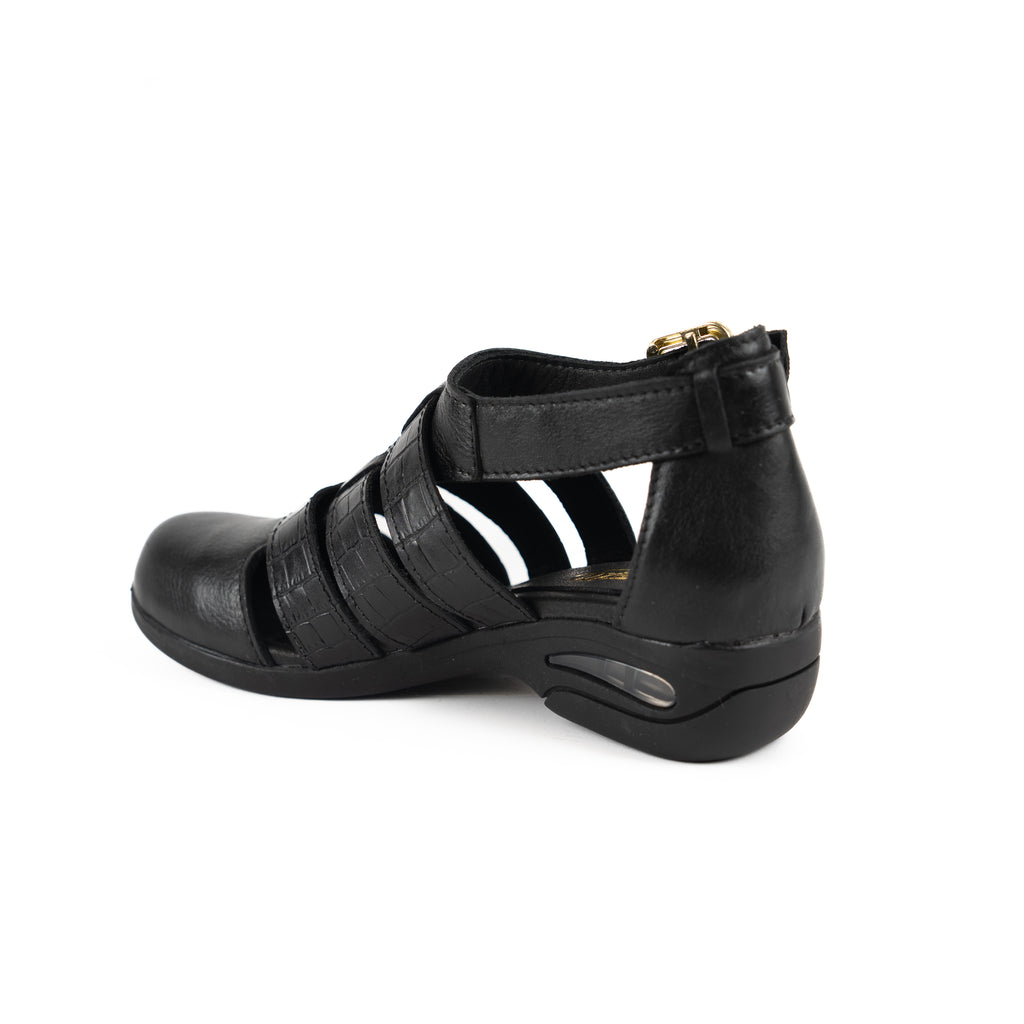 Sandalia Peonia Negro Vanzetti