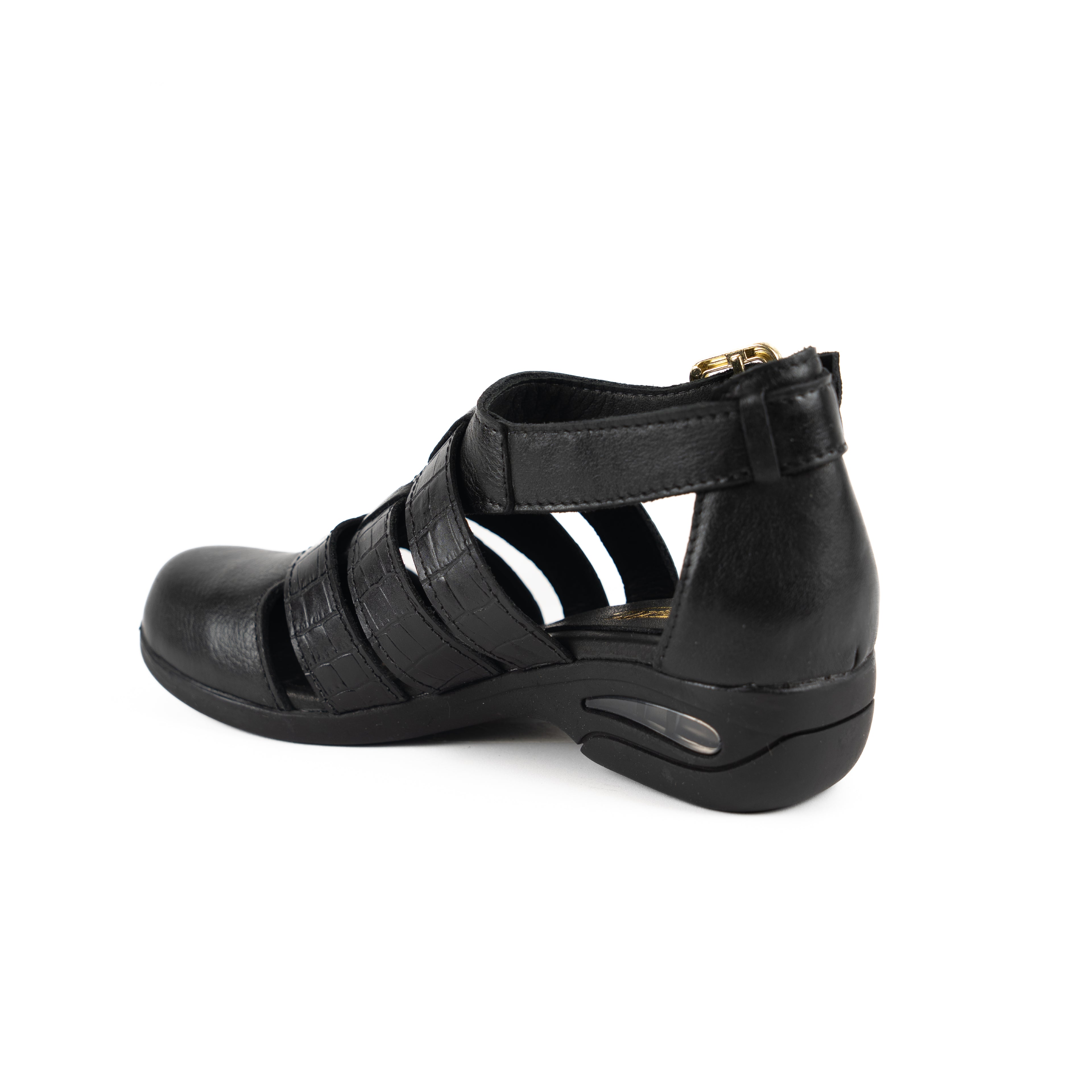 Sandalia Peonia Negro Vanzetti