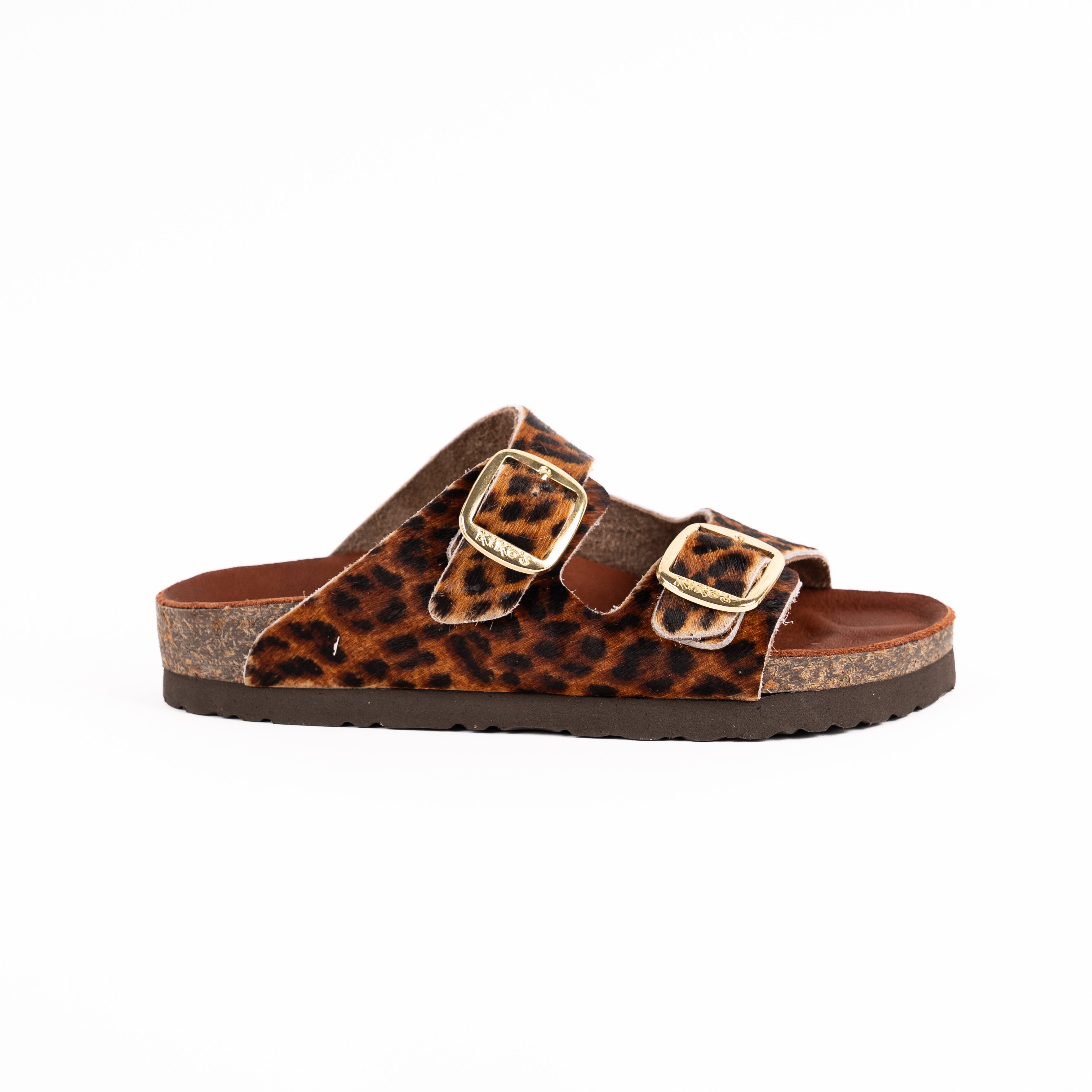 Sandalia Clover dos hebillas Leopardo Kiko's Shoes