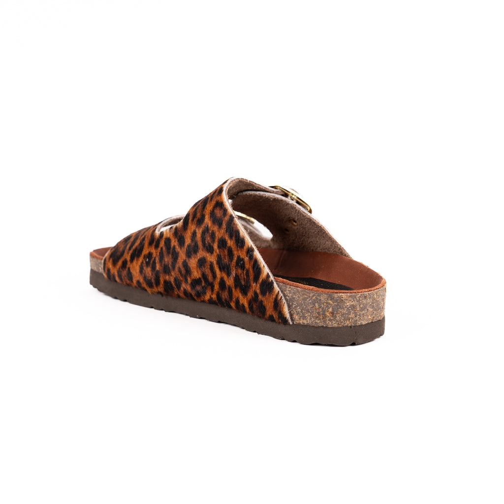 Sandalia Clover dos hebillas Leopardo Kiko's Shoes