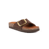 Sandalia Clover una hebilla Chocolate Kiko´s Shoes