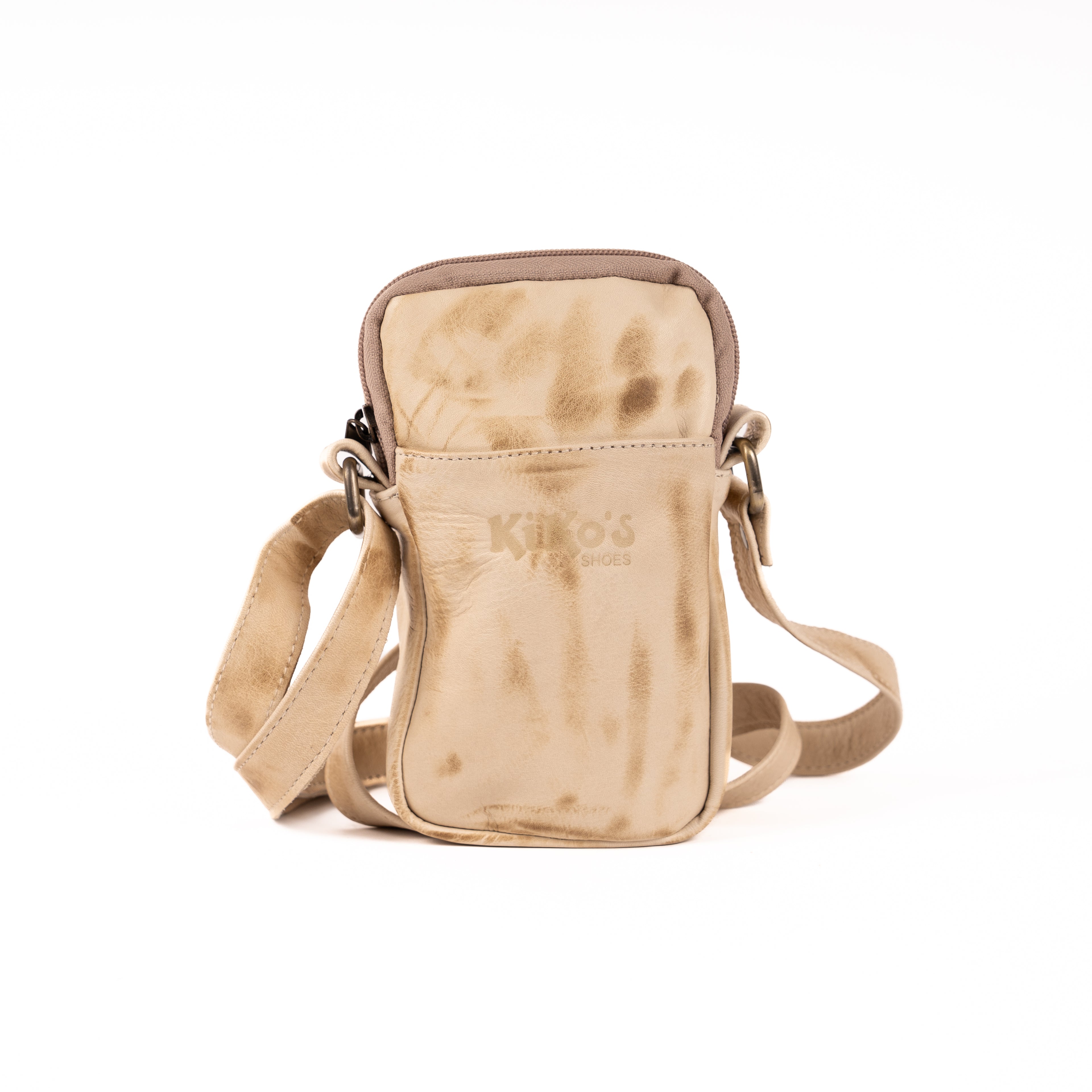 Clemen: Bolso para celular Natural Kiko's Shoes