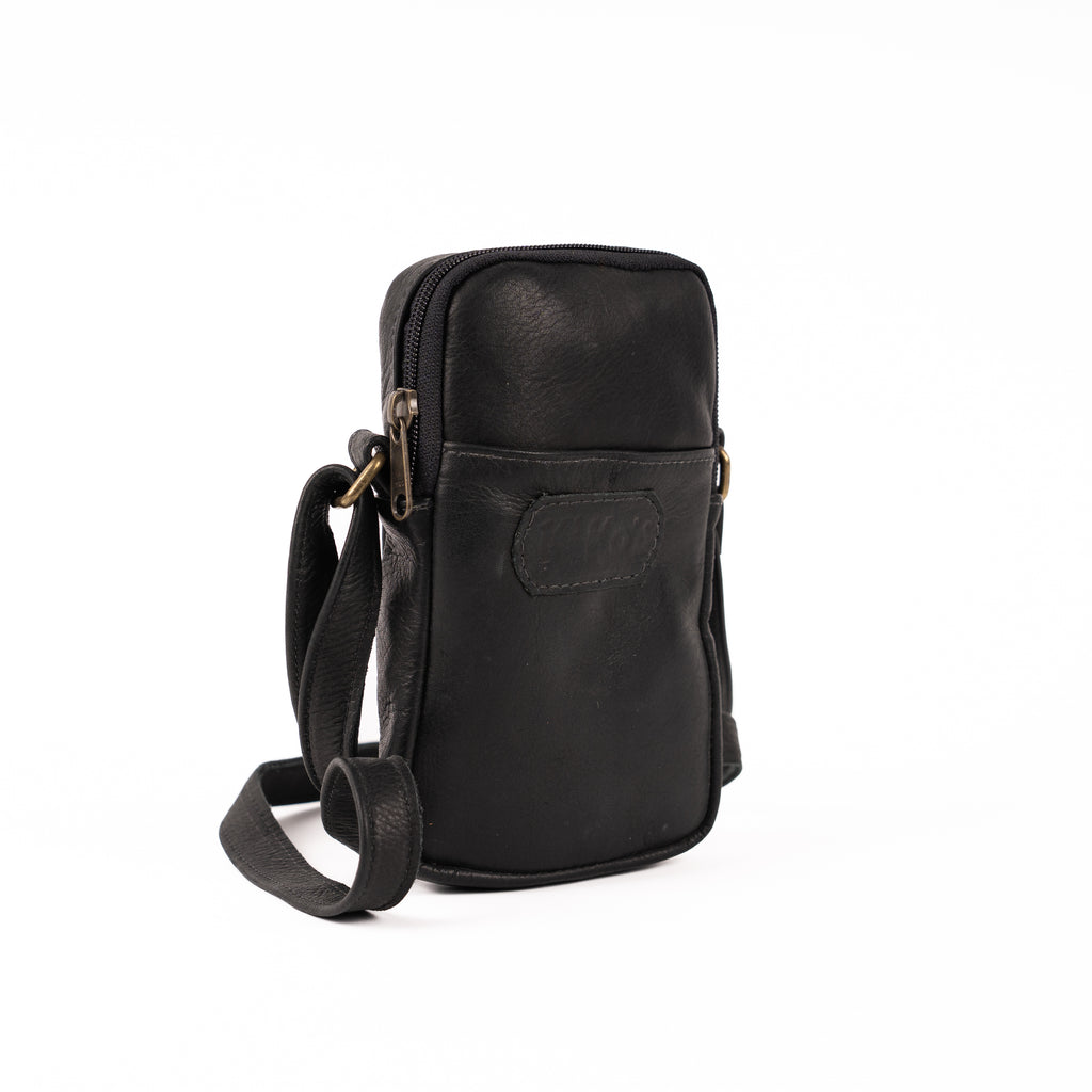 Clemen: Bolso para celular Negro Kiko's Shoes