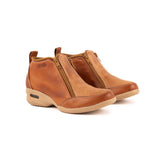 Bota Zipper Terracota dos cierres con burbuja Vanzetti