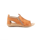 Sandalia Zipper Terracota