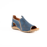 Sandalia Zipper Azul