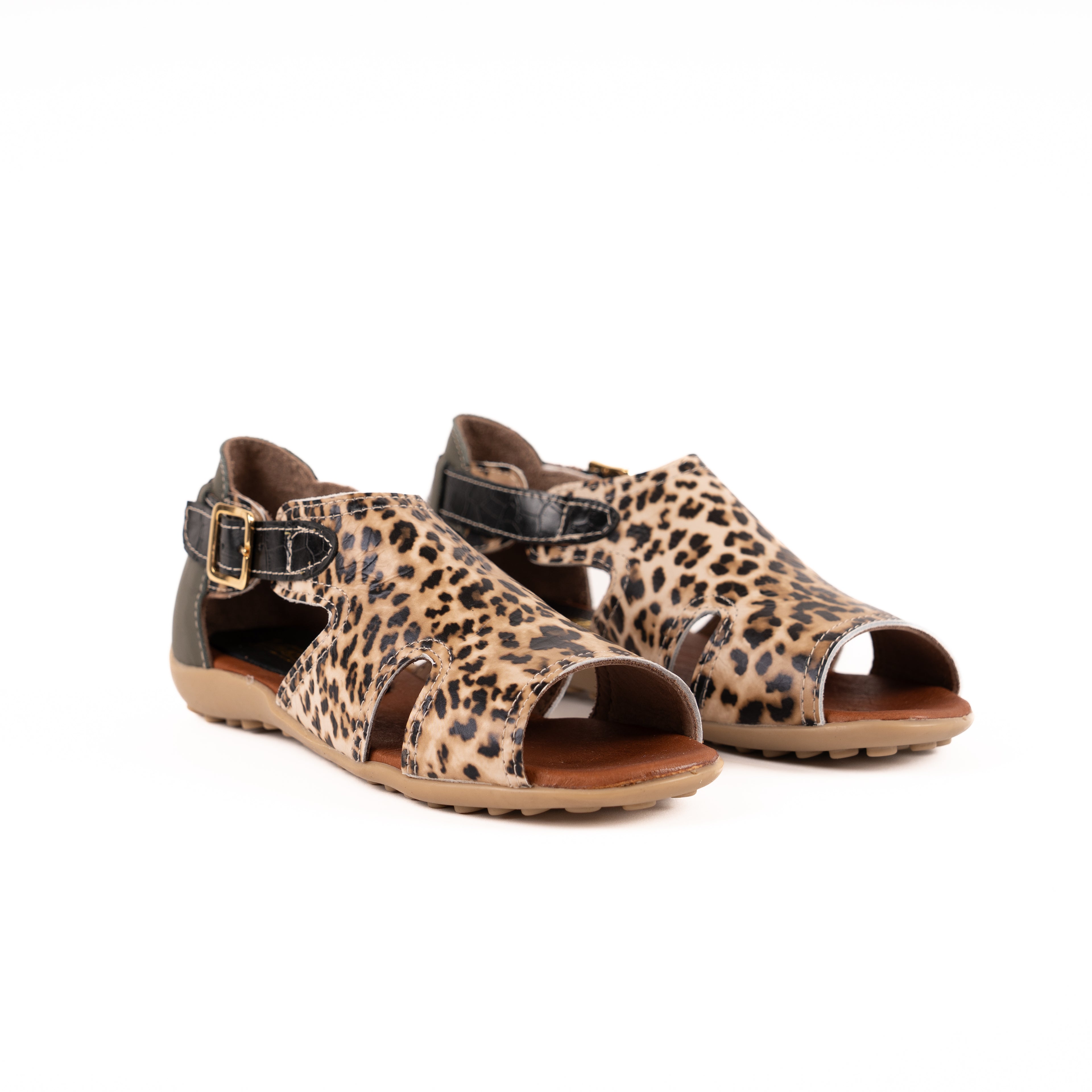 Sandalia Maya Animal Print Vanzetti