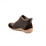 Bota Zipper Chocolate Dos Cierres Vanzetti