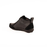 Bota Zipper Negro Dos Cierres Vanzetti