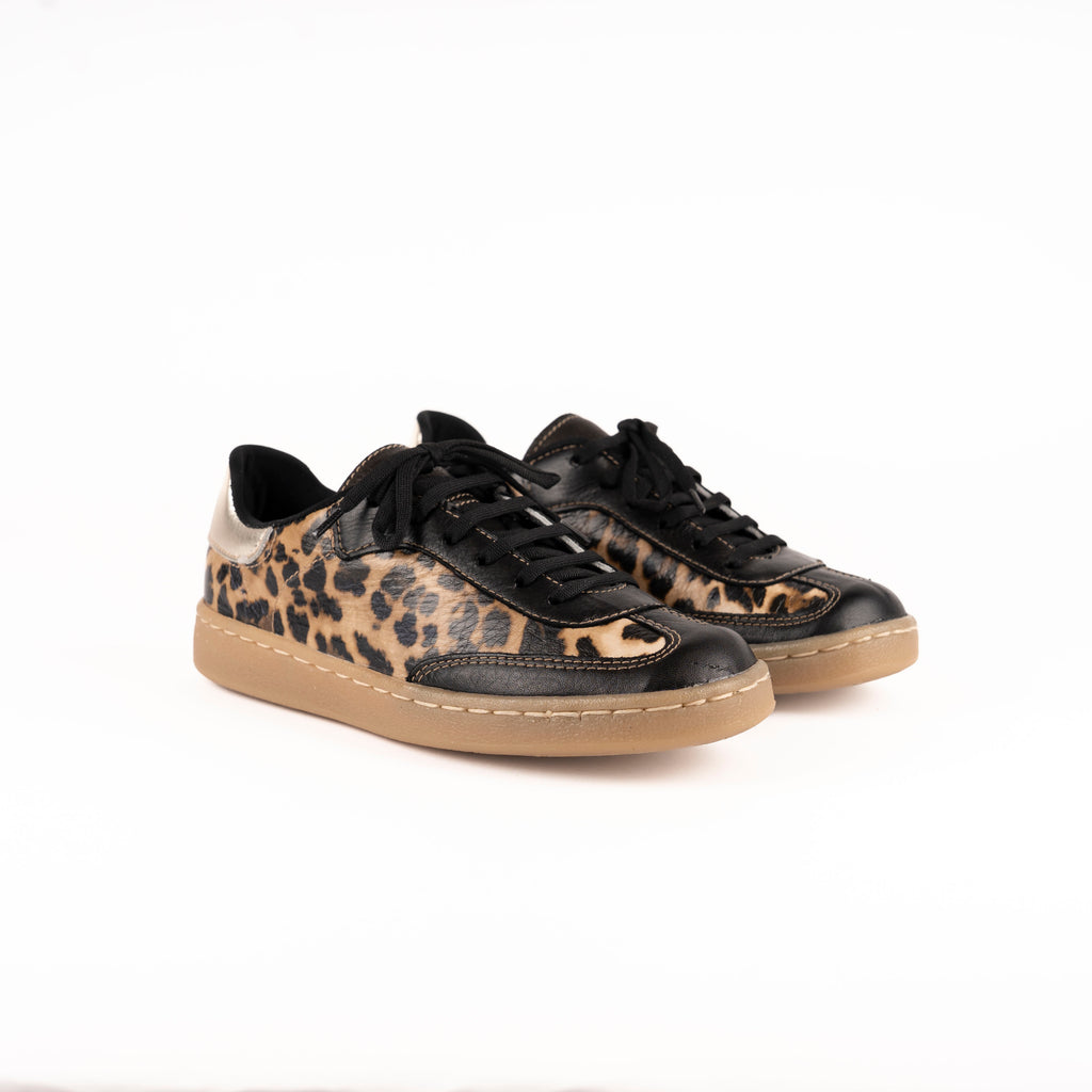 Sneaker Viena print y negro Kiko's Shoes