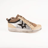 Sneaker Rockstar Plata y Natural
