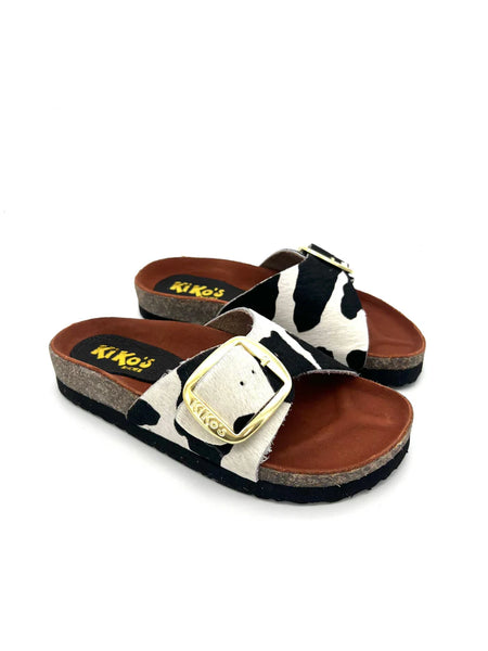 Sandalia Clover una hebilla Vaca Kiko's Shoes