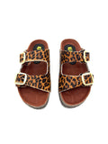 Sandalia Clover dos hebillas Leopardo Kiko's Shoes