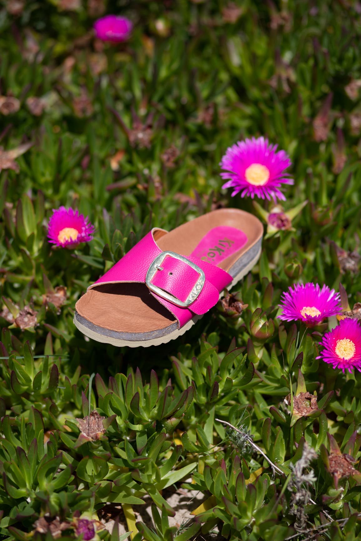 Sandalia Clover una hebilla Rosa  Kiko´s Shoes