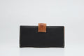 Billetera con Boton Negra