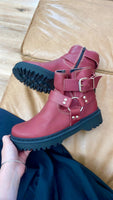 Bota Chicago Bordeaux