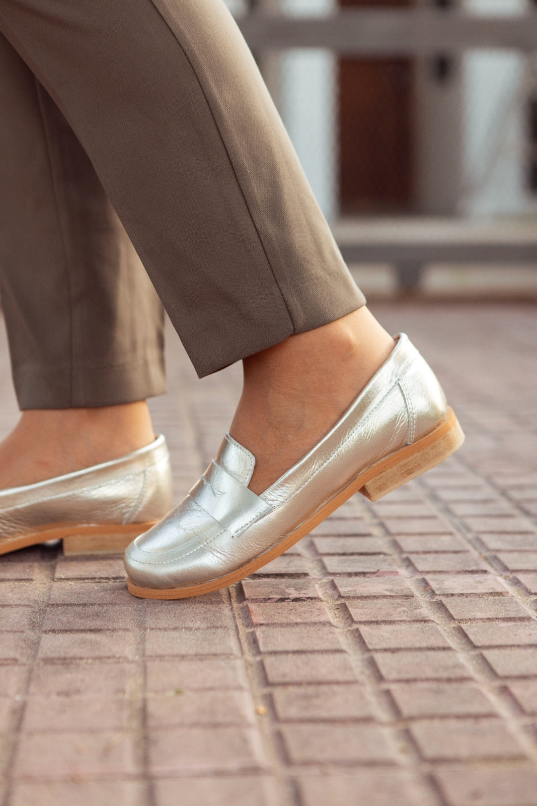 Mocasín Vincha Oro Marcel Calzados