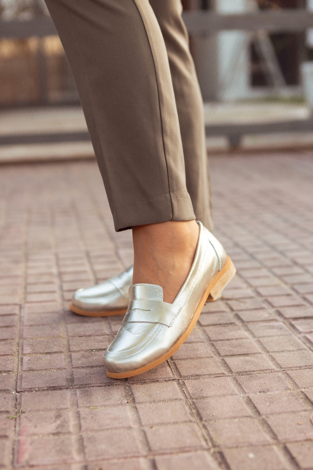 Mocasín Vincha Oro Marcel Calzados