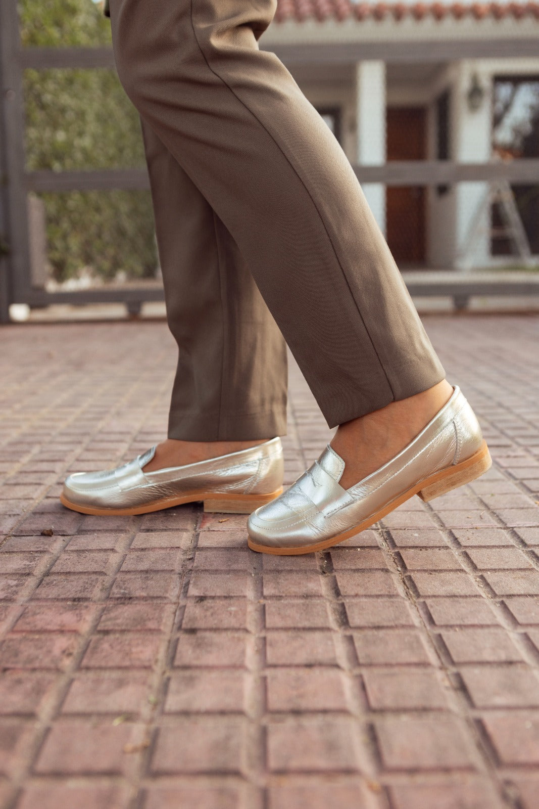 Mocasín Vincha Oro Marcel Calzados