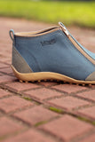 Bota Zipper Azul Dos Cierres Vanzetti