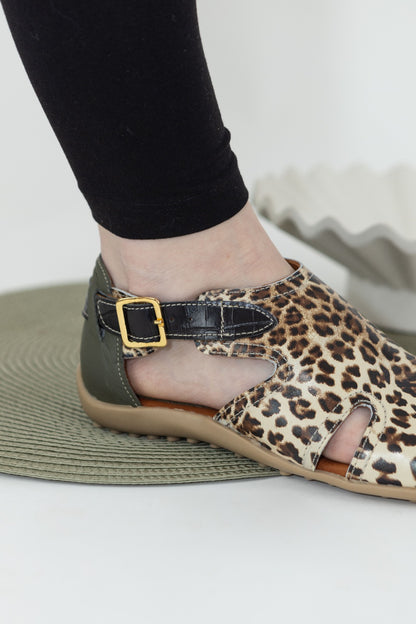 Sandalia Maya Animal Print Vanzetti