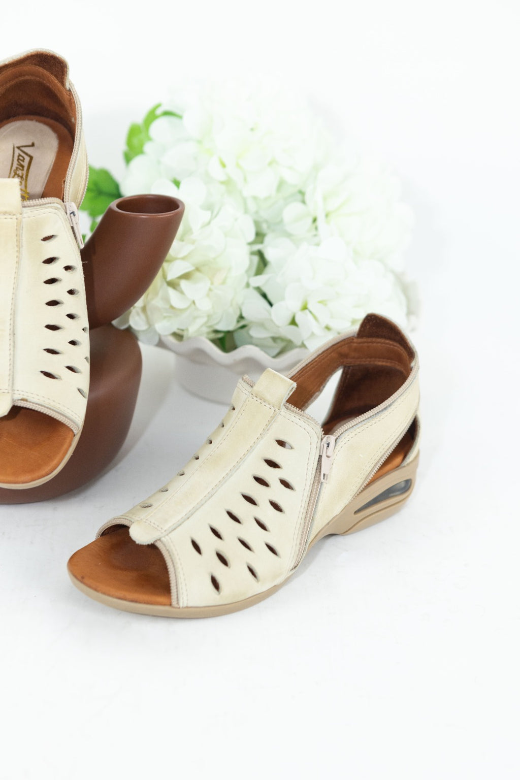 Sandalia Zipper Calada Natural