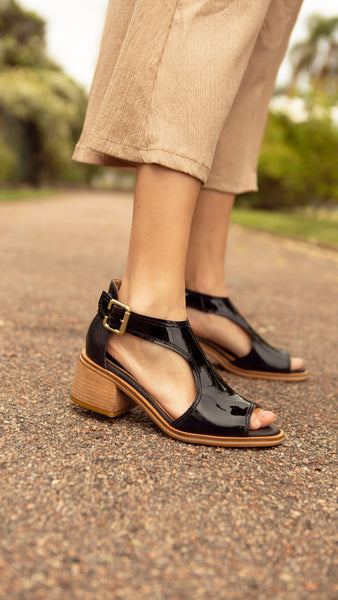 Patzú Marie Negro Charol