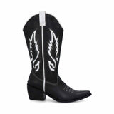 Texana Justine Negro con Blanco